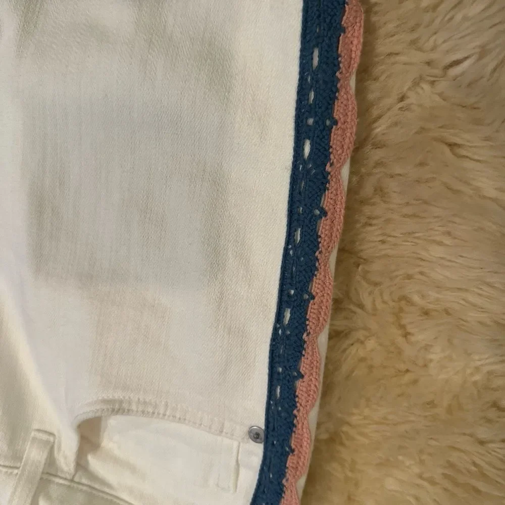 Anthropologie Skinny White Jeans NWT